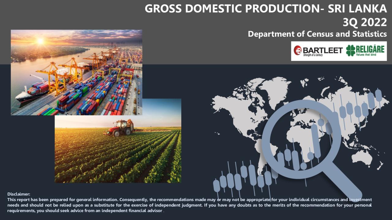 BRS Economic Note - SL GDP Statistics - 3Q 2022